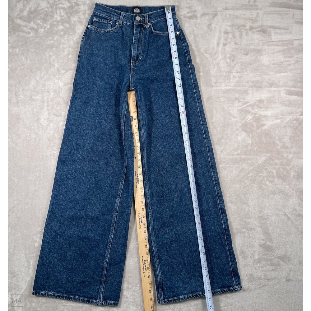 BDG Urban Outfitters Women's Jeans A Wide Leg Denim Casual 25 Blue - Picture 7 of 9